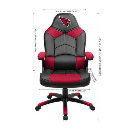 Arizona Cardinals Office Gamer Chair Dimensions