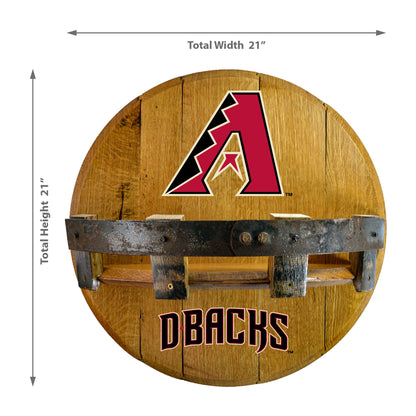 Arizona Diamondbacks whiskey barrel shelf dimensions