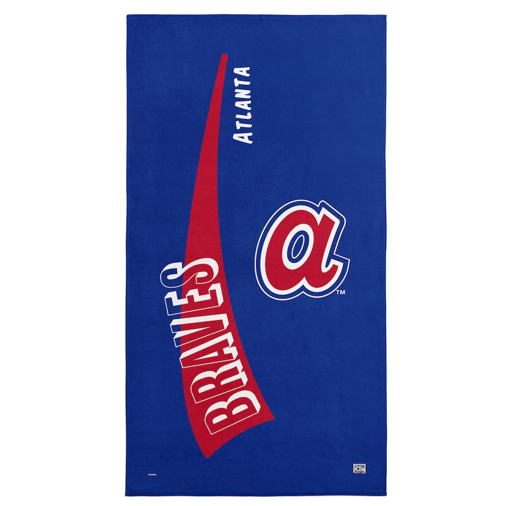 Atlanta Braves throwback beach towel