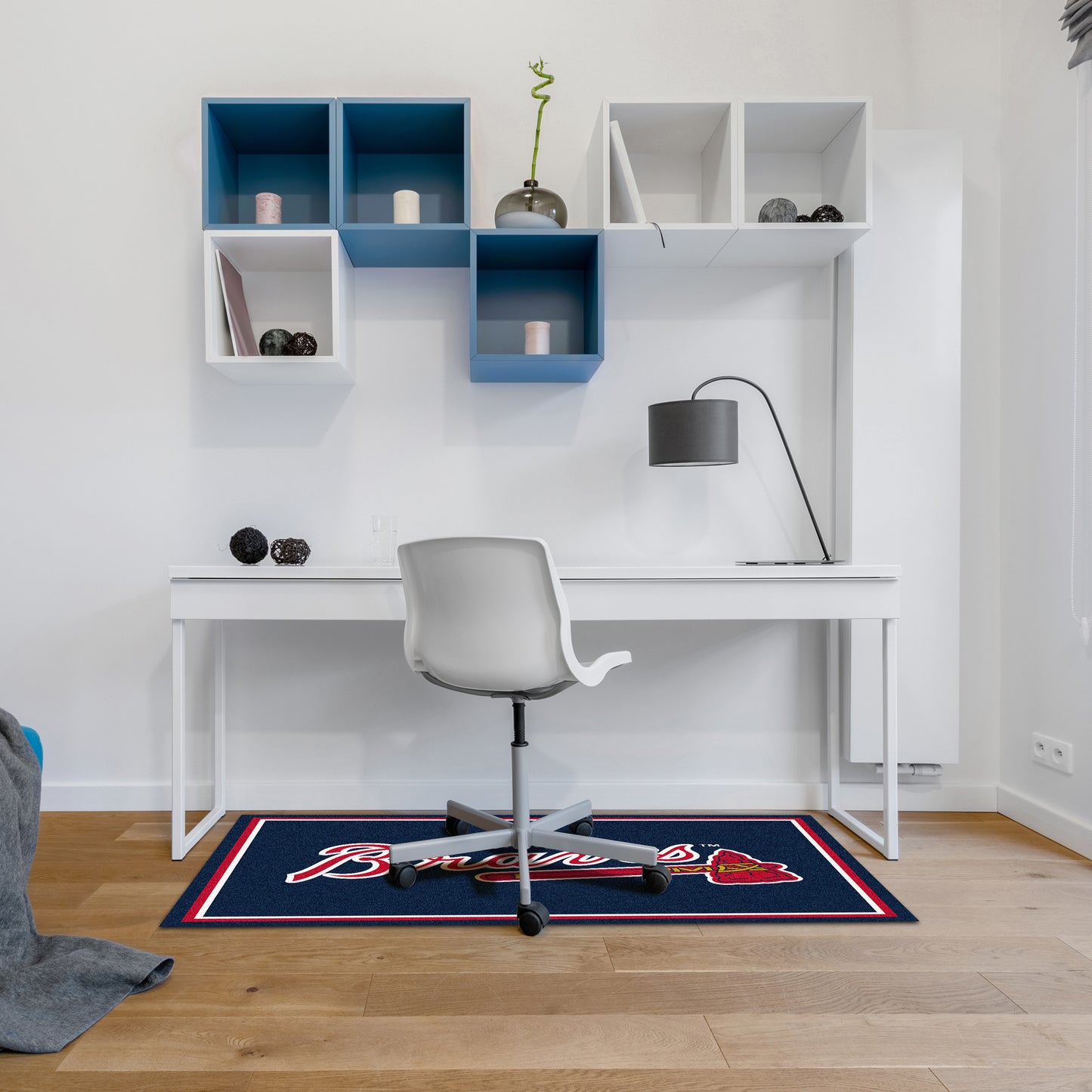 Atlanta Braves small area rug