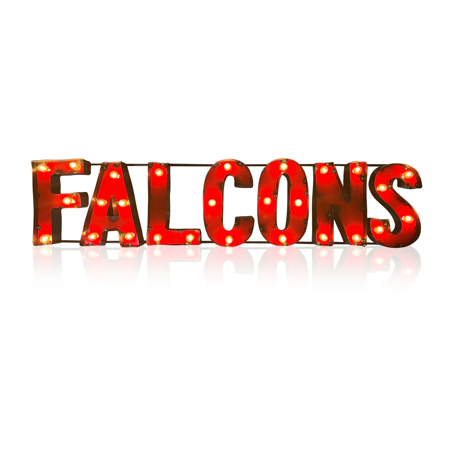 Atlanta Falcons lighted metal sign