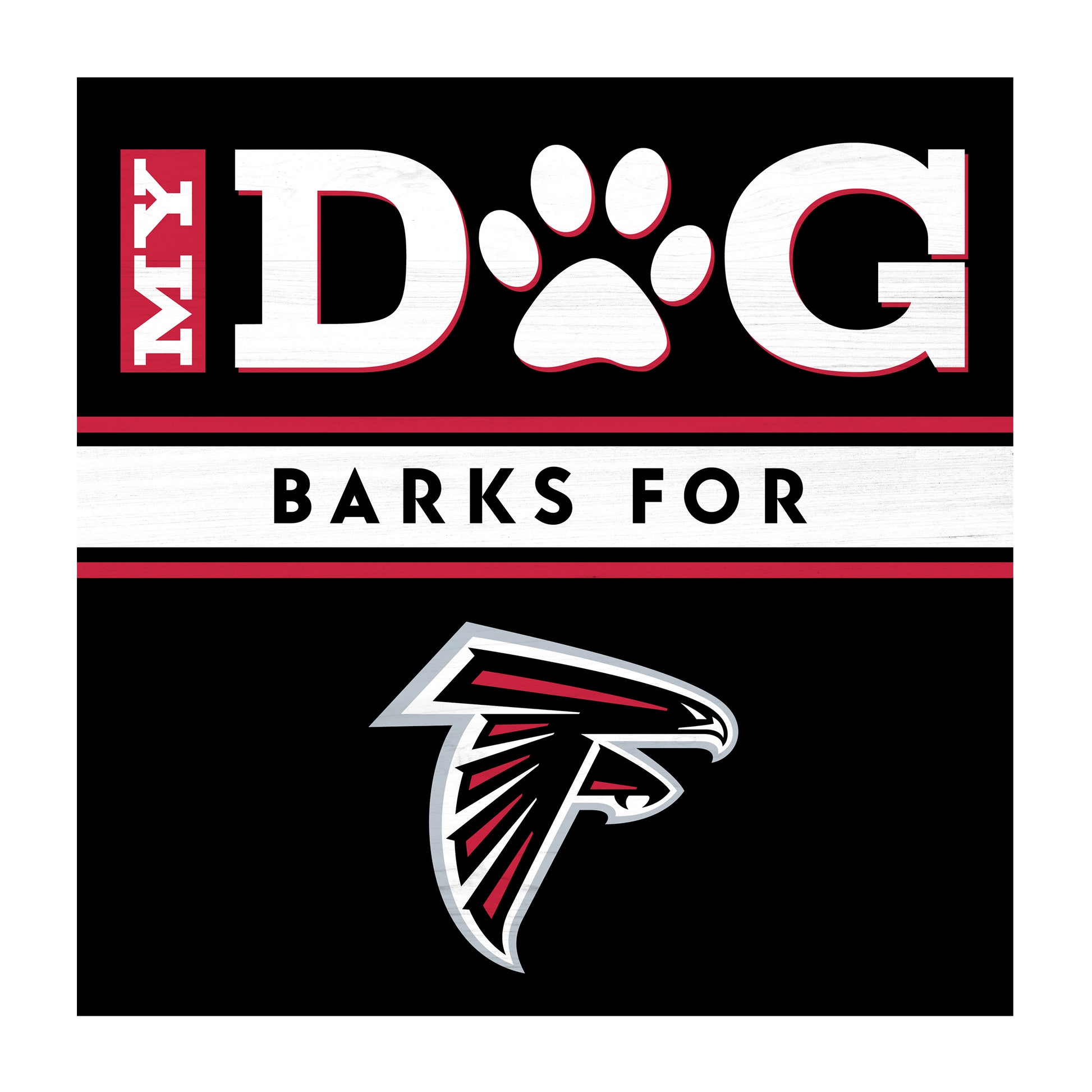 Atlanta Falcons dog sign