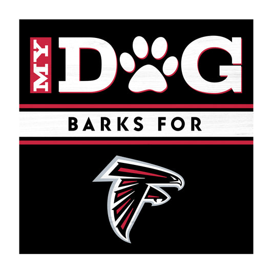 Atlanta Falcons dog sign