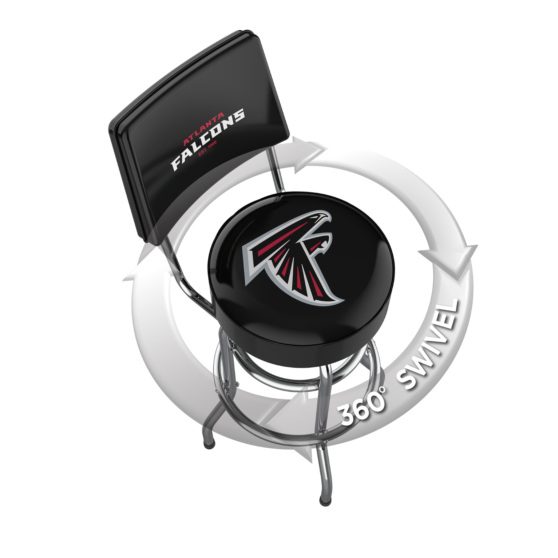 Atlanta Falcons Swivel Barstool