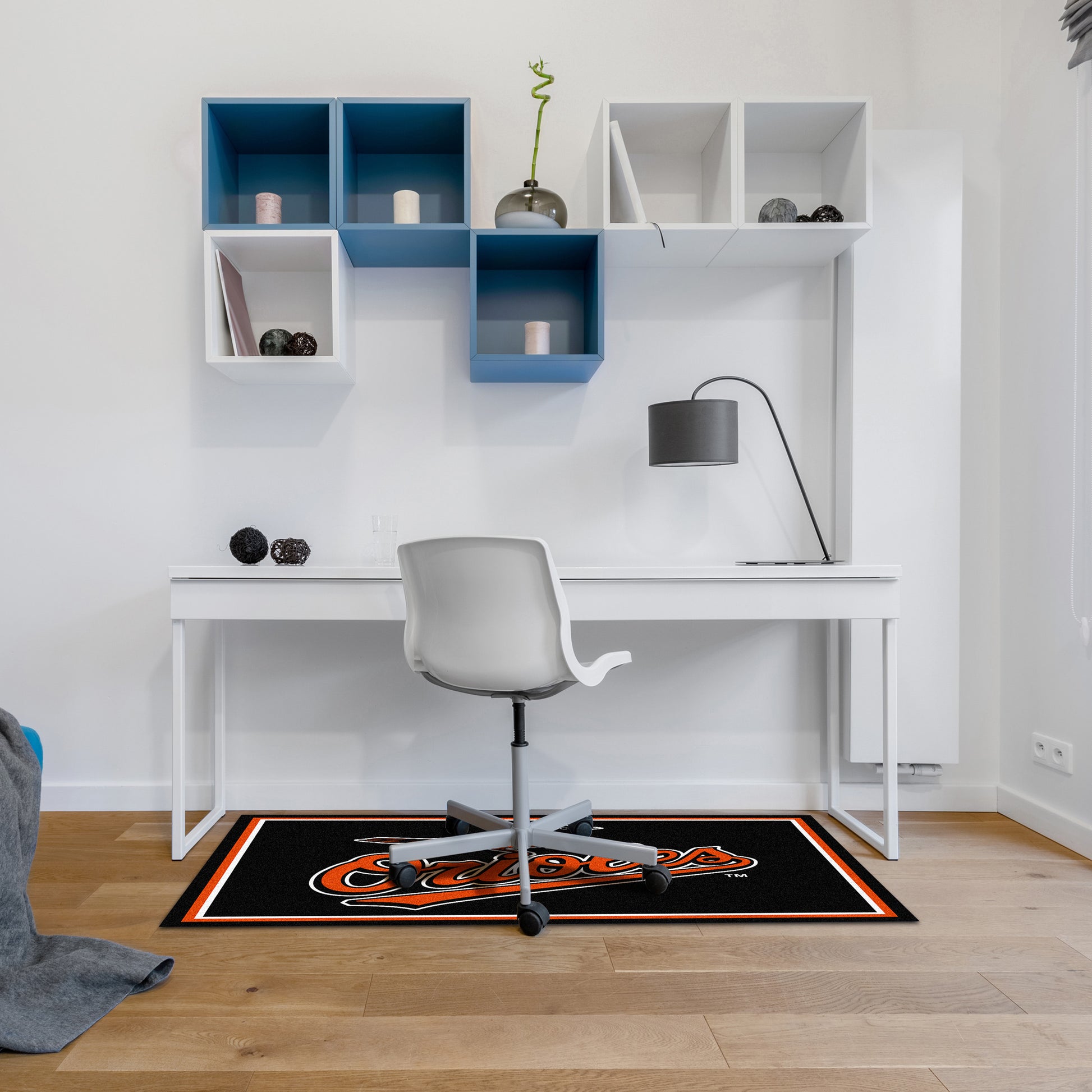 Baltimore Orioles small area rug