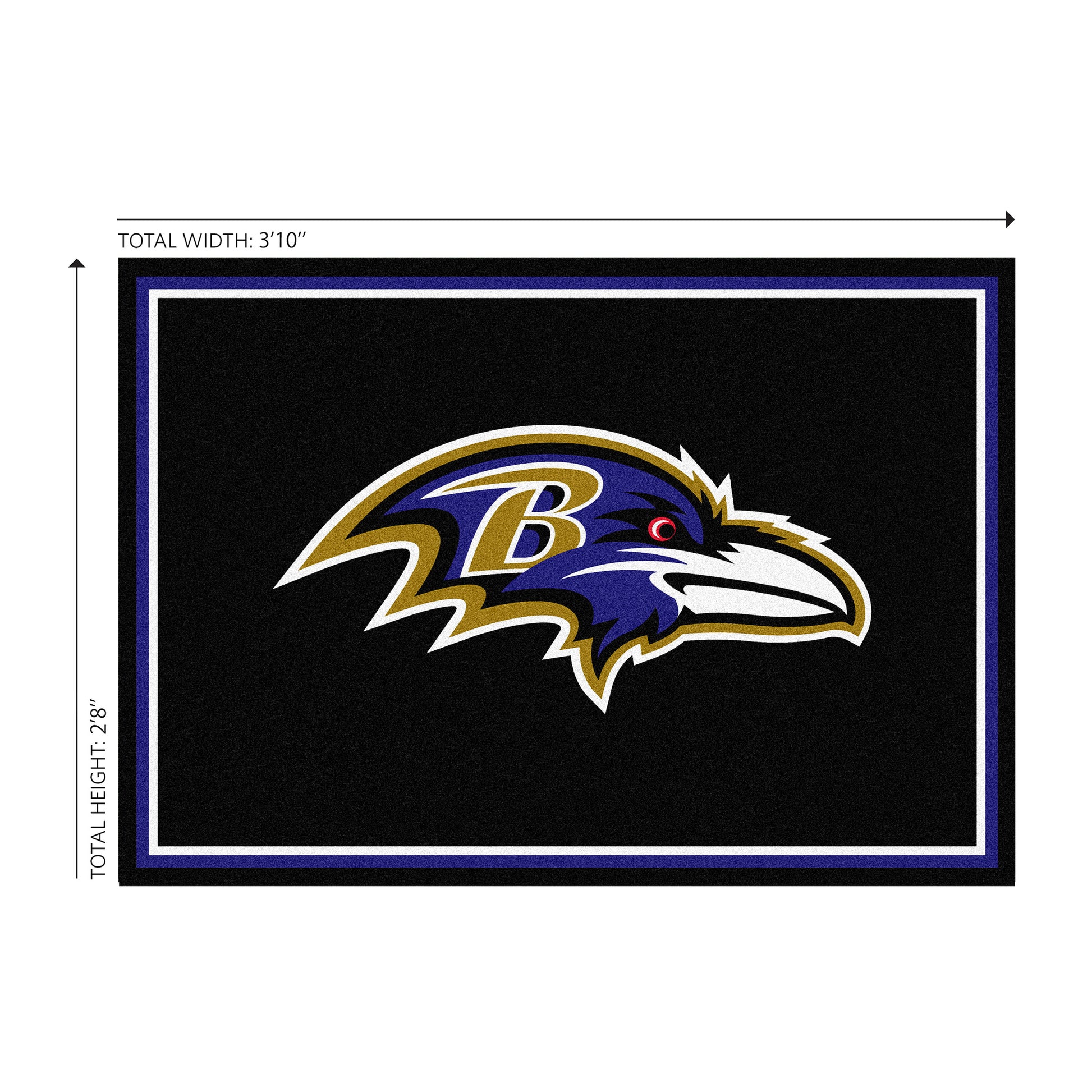 Baltimore Ravens Welcome Mat Dimensions