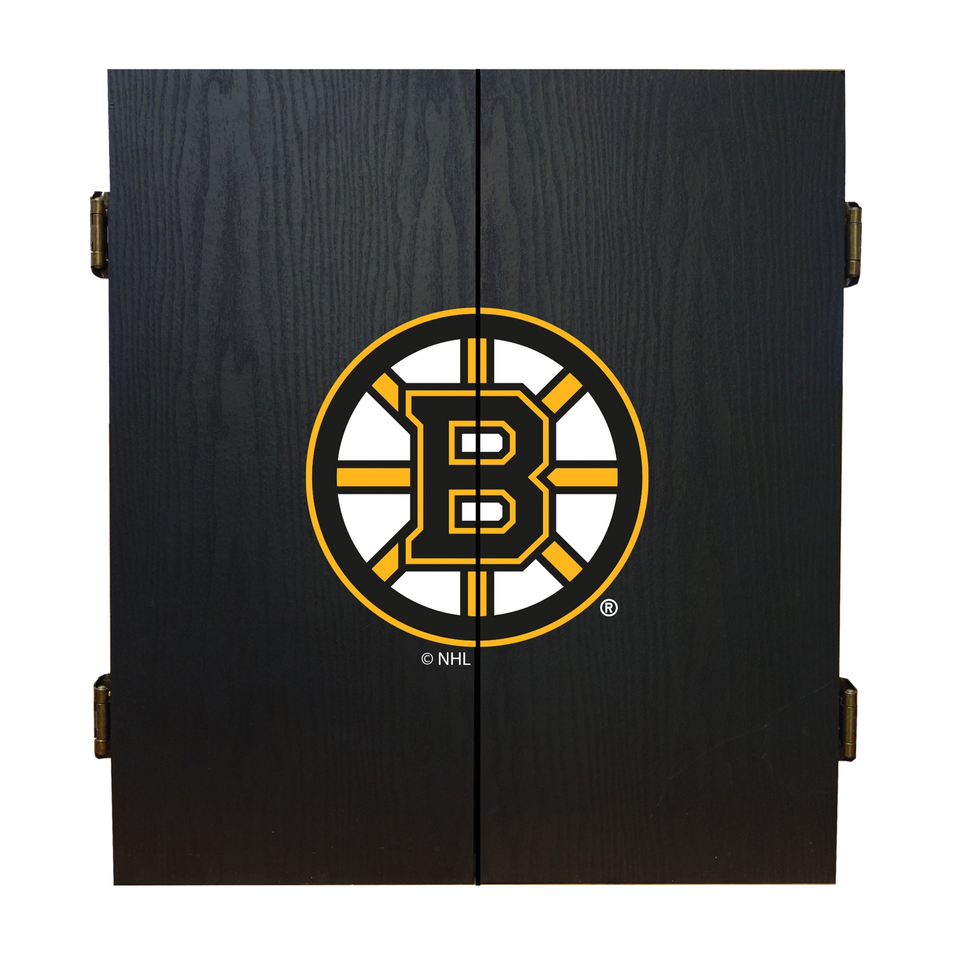 Boston Bruins Dart Board Cabinet