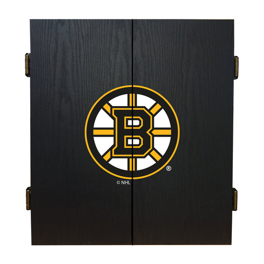 Boston Bruins Dart Board Cabinet