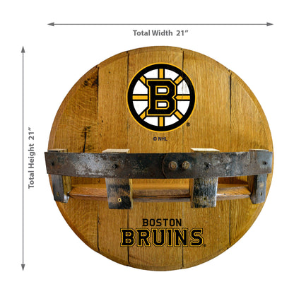 Boston Bruins whiskey barrel shelf dimensions
