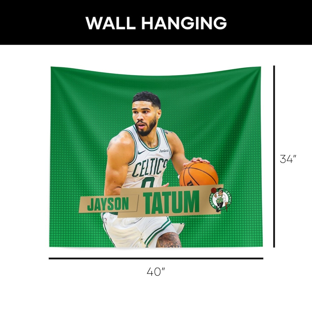 Boston Celtics Jayson Tatum wall hanging dimensions