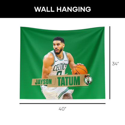 Boston Celtics Jayson Tatum wall hanging dimensions