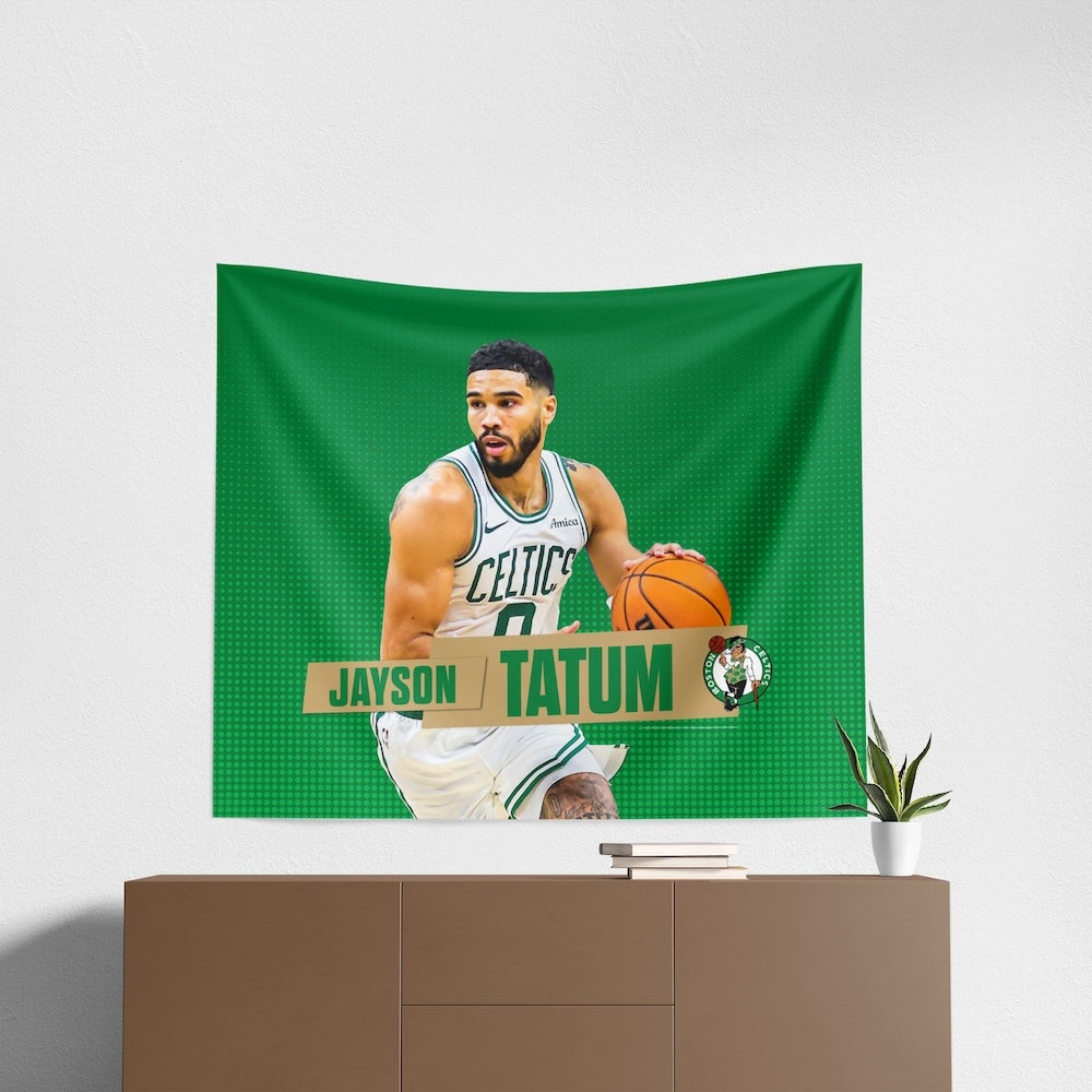 Boston Celtics Jayson Tatum large wall hanging