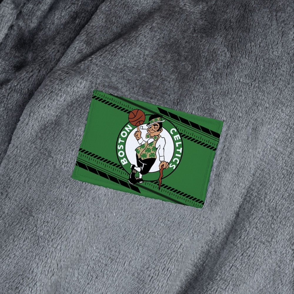 Arizona Cardinals silk touch charcoal bathrobe logo patch