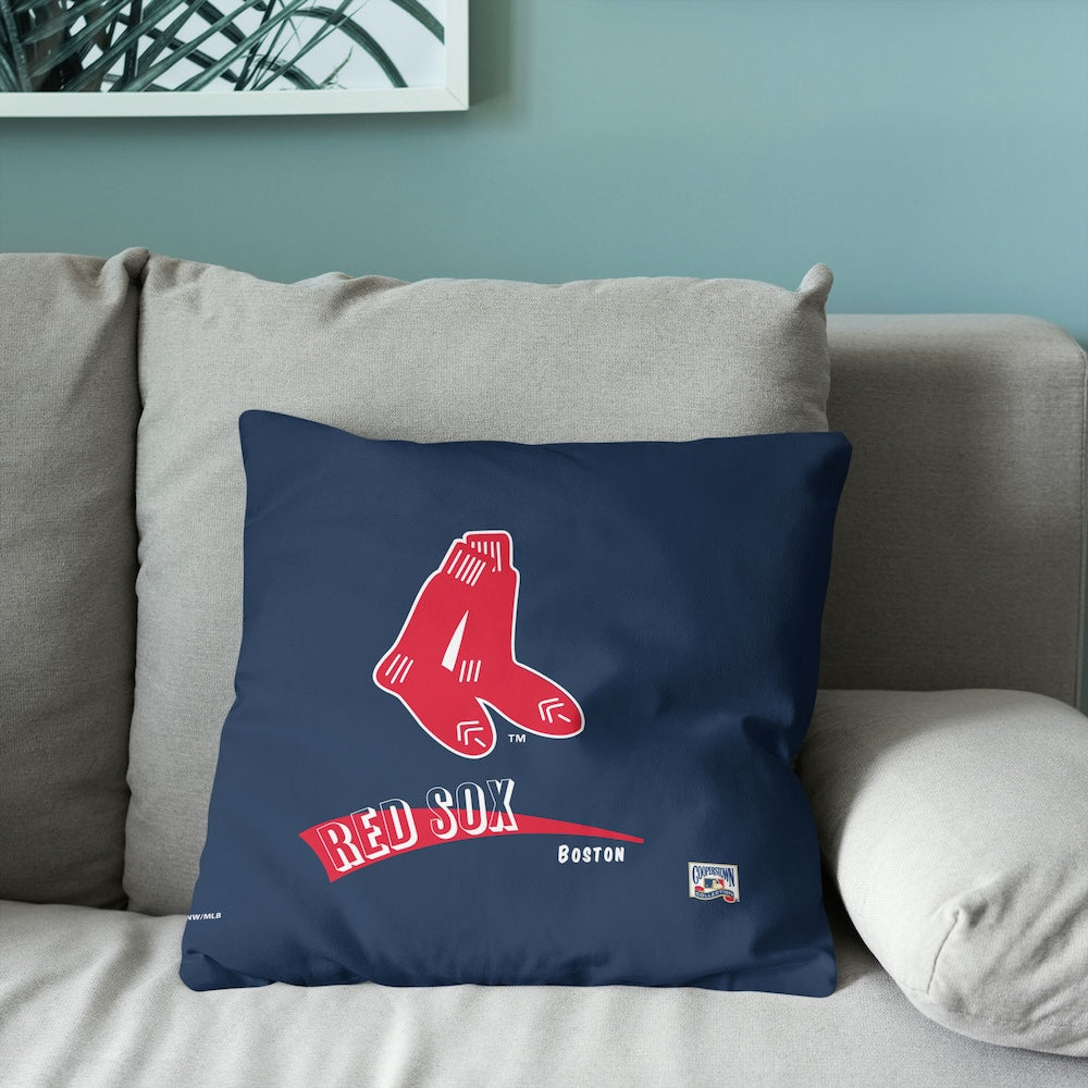 Boston Red Sox old school logo pillow