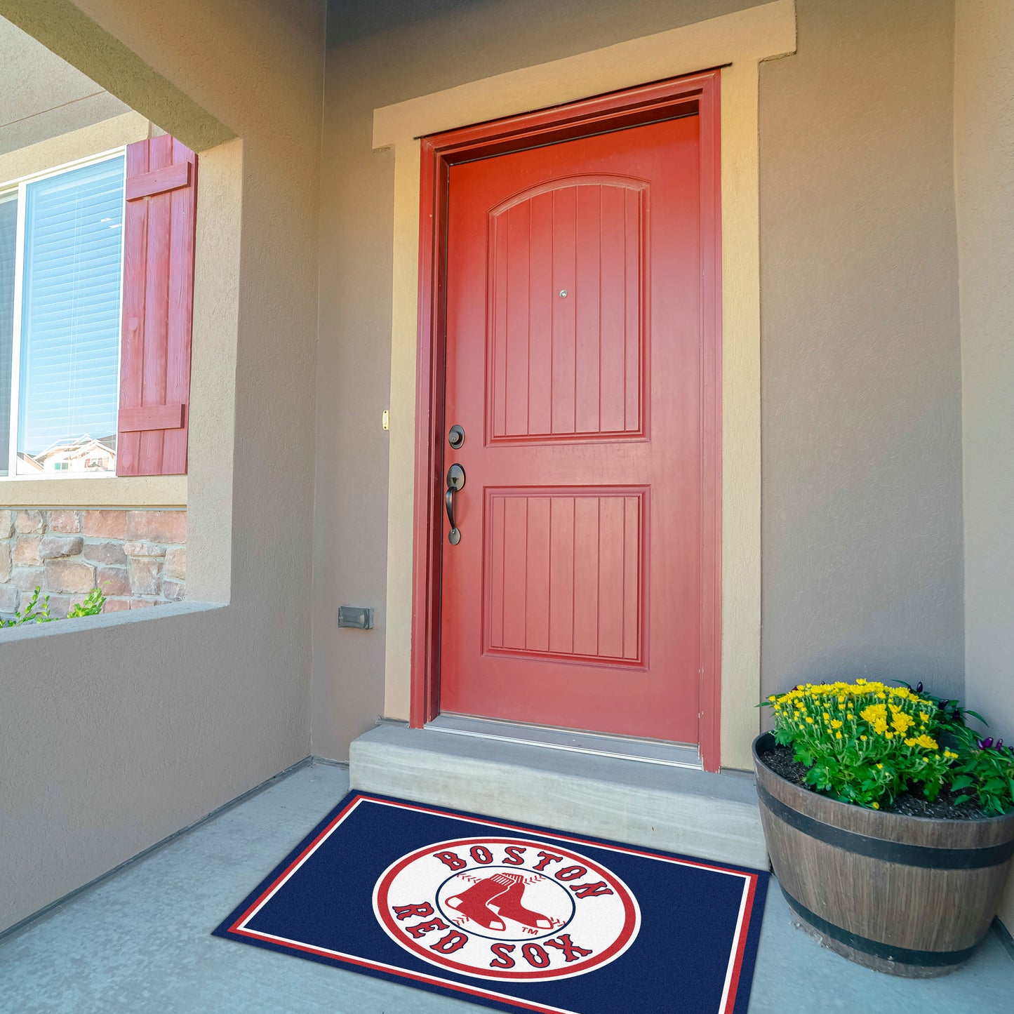 Boston Red Sox Front Door Mat