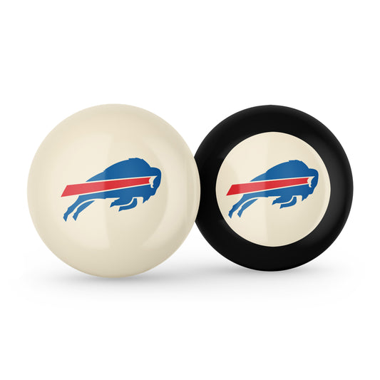 Buffalo Bills cue ball and 8 ball