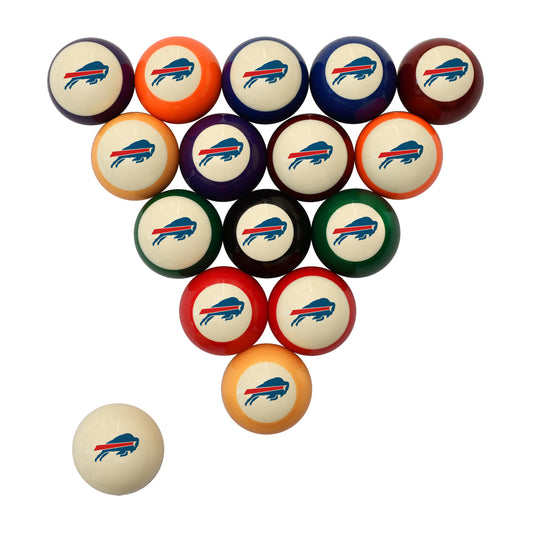 Buffalo Bills logo billiards balls