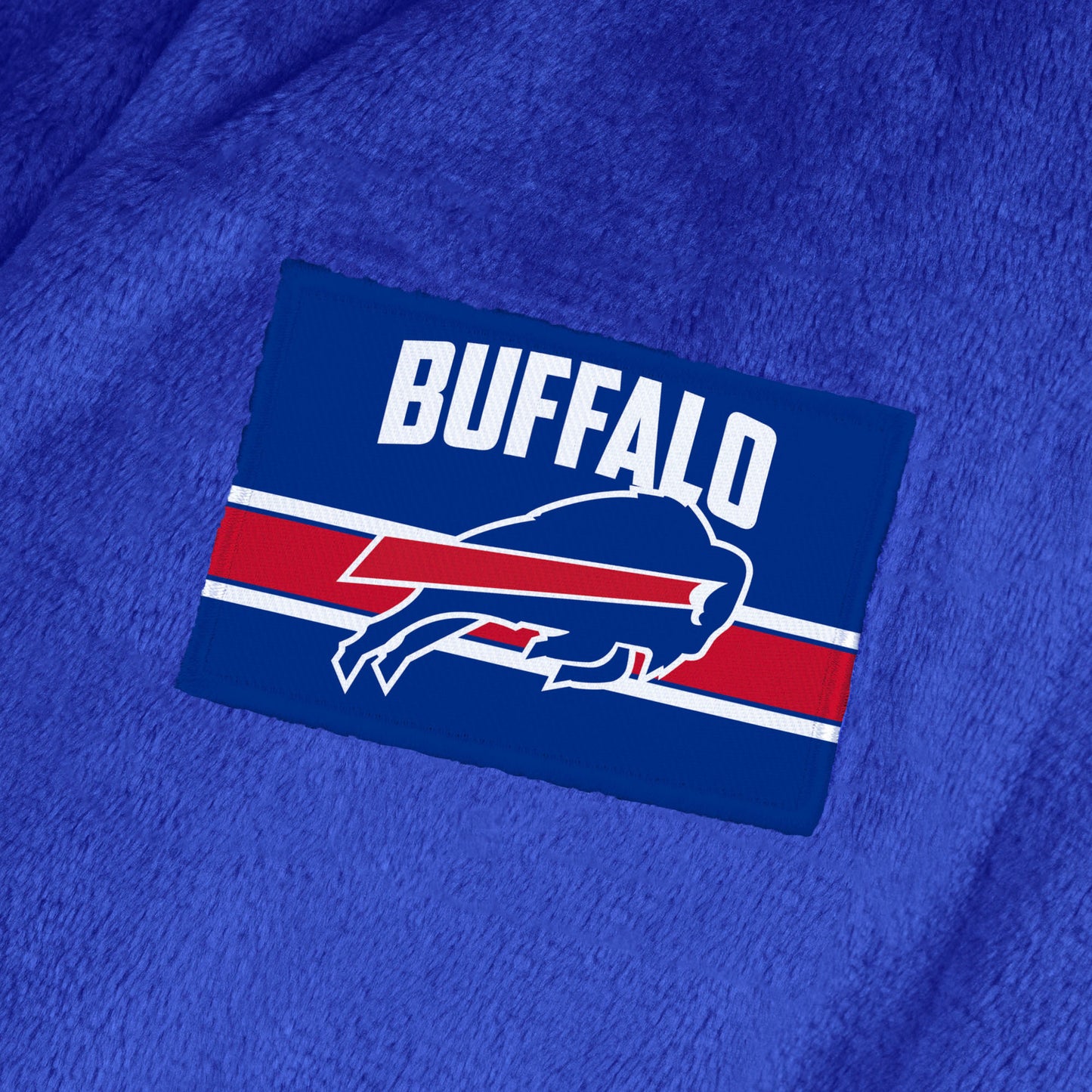 Buffalo Bills team color bathrobe patch