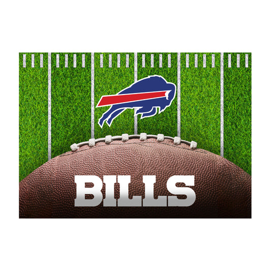 Buffalo Bills washable football field rug