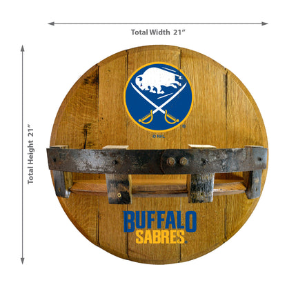 Buffalo Sabres whiskey barrel shelf dimensions