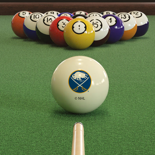 Buffalo Sabres logo pool ball set