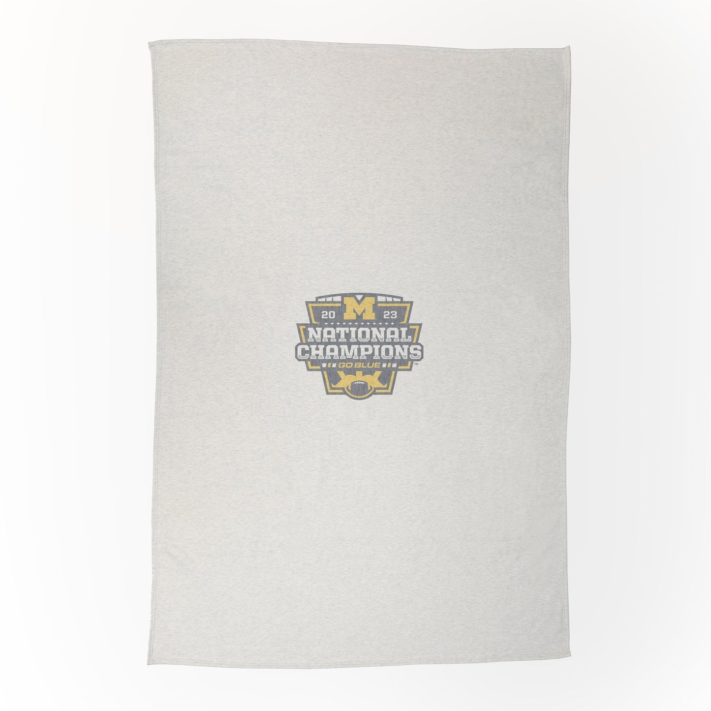 Michigan Wolverines 2023 National Champs Sweatshirt Blanket