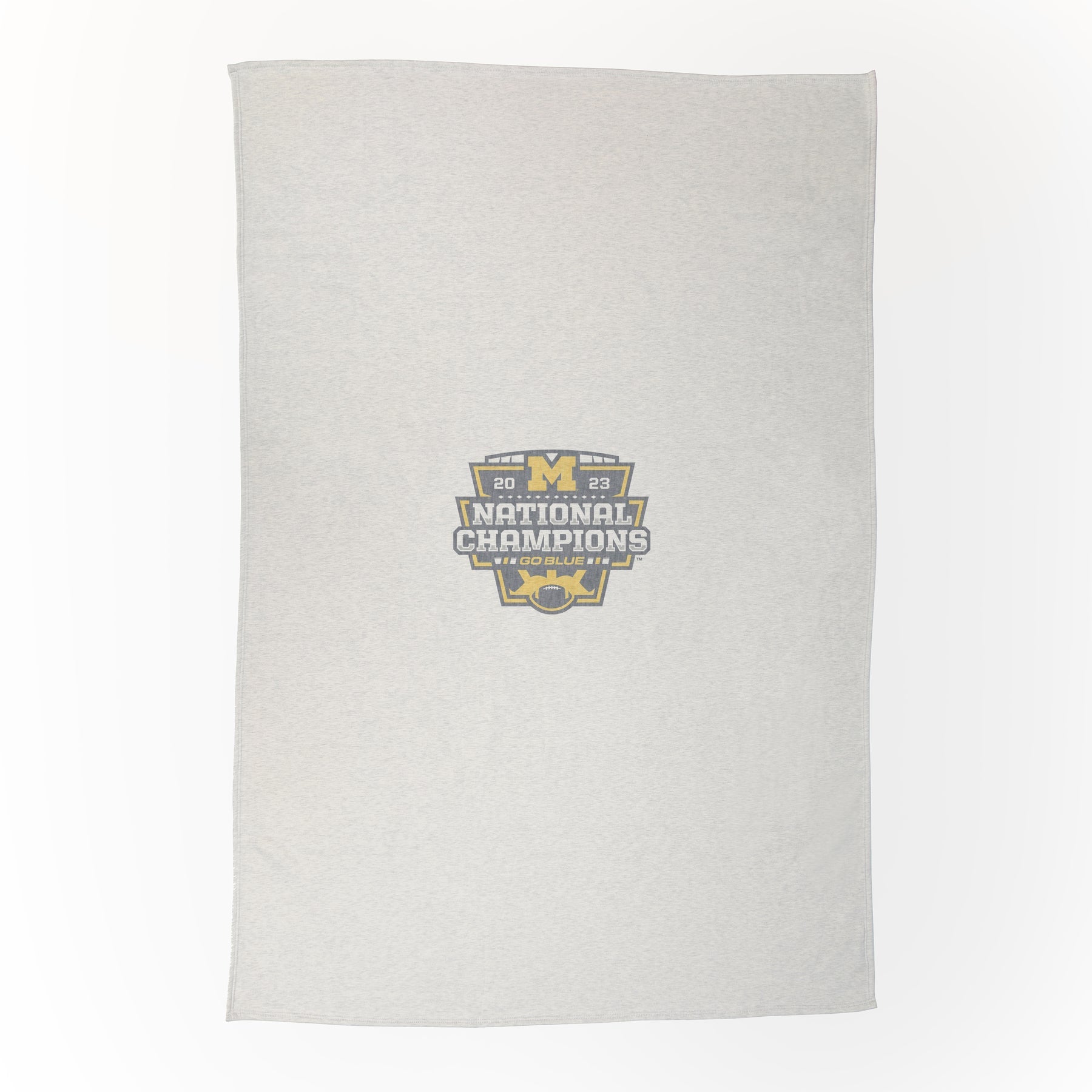 Michigan Wolverines 2023 National Champs Sweatshirt Blanket