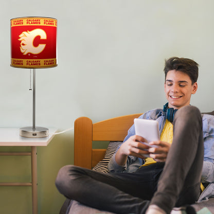 Calgary Flames reading lamp