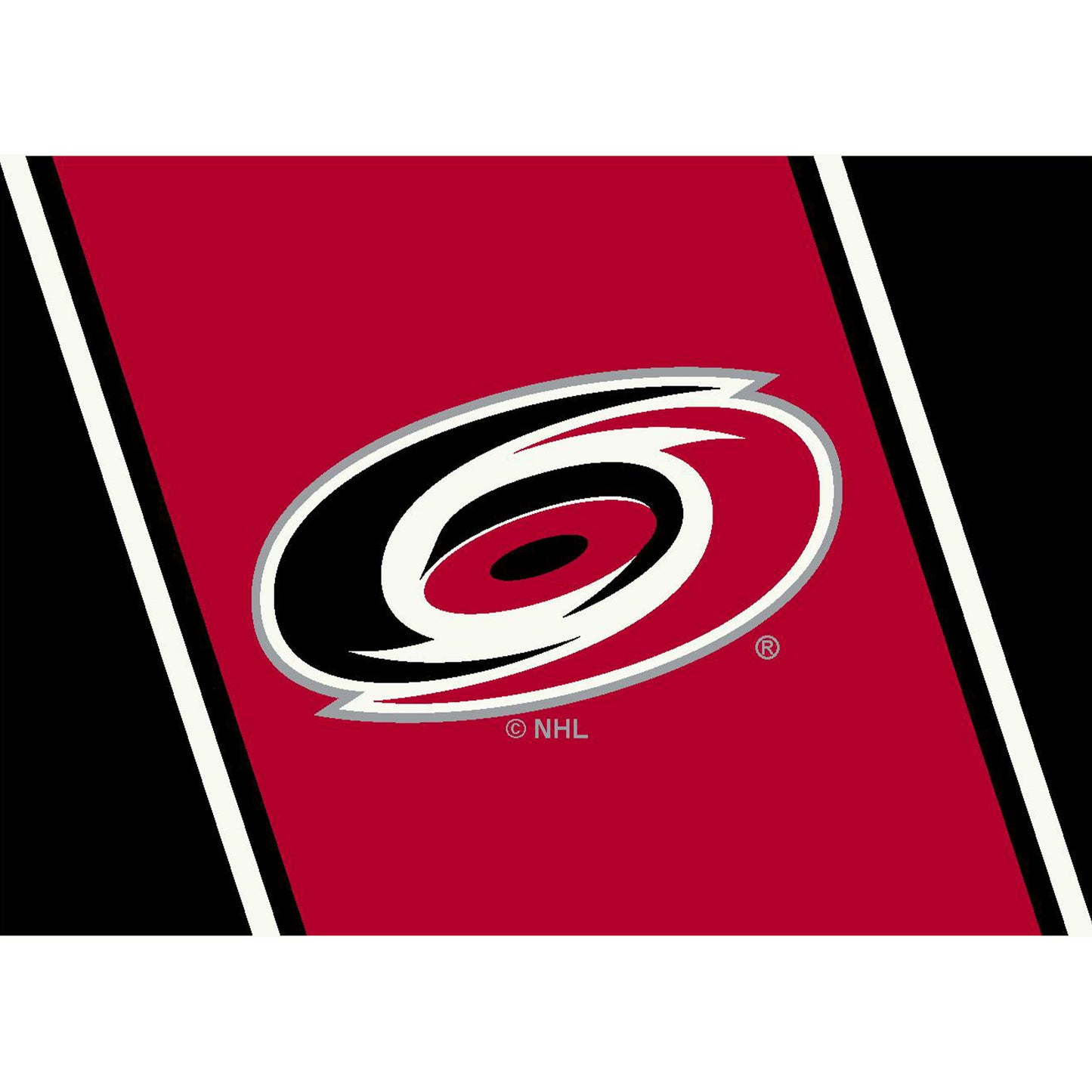 Carolina Hurricanes distressed style area rug