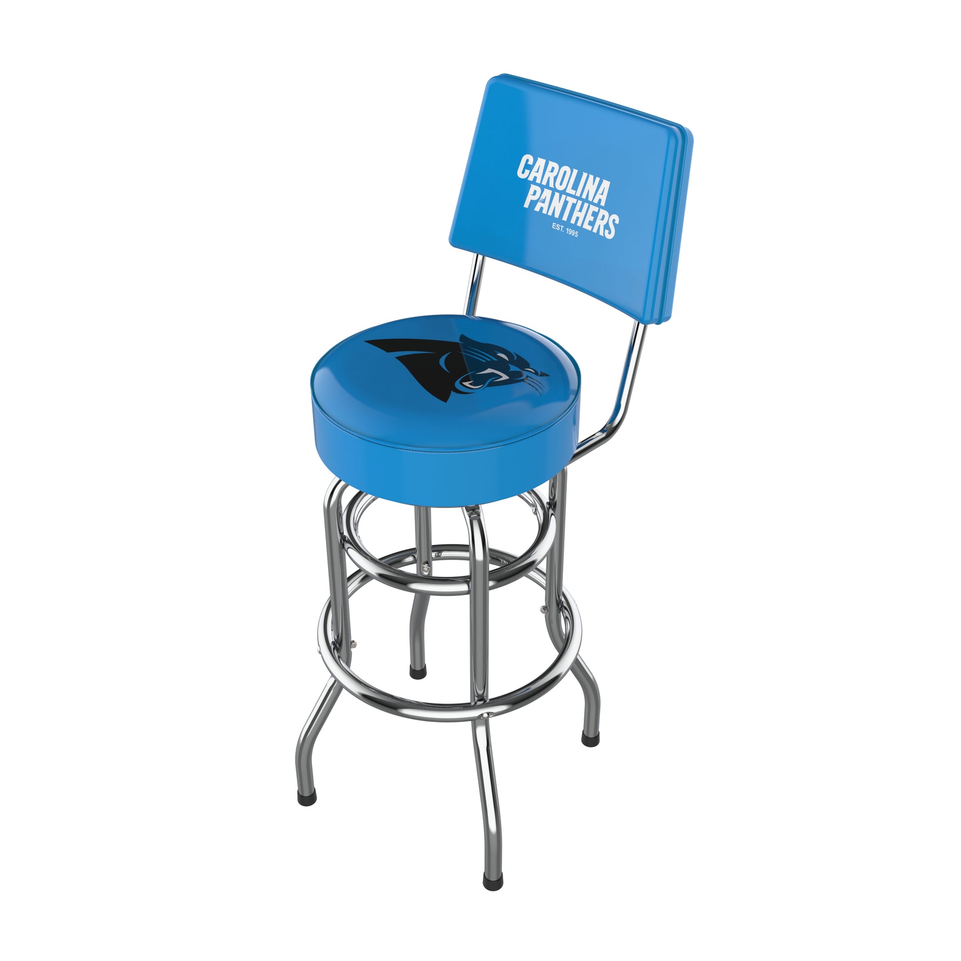 Carolina Panthers Chrome Barstool