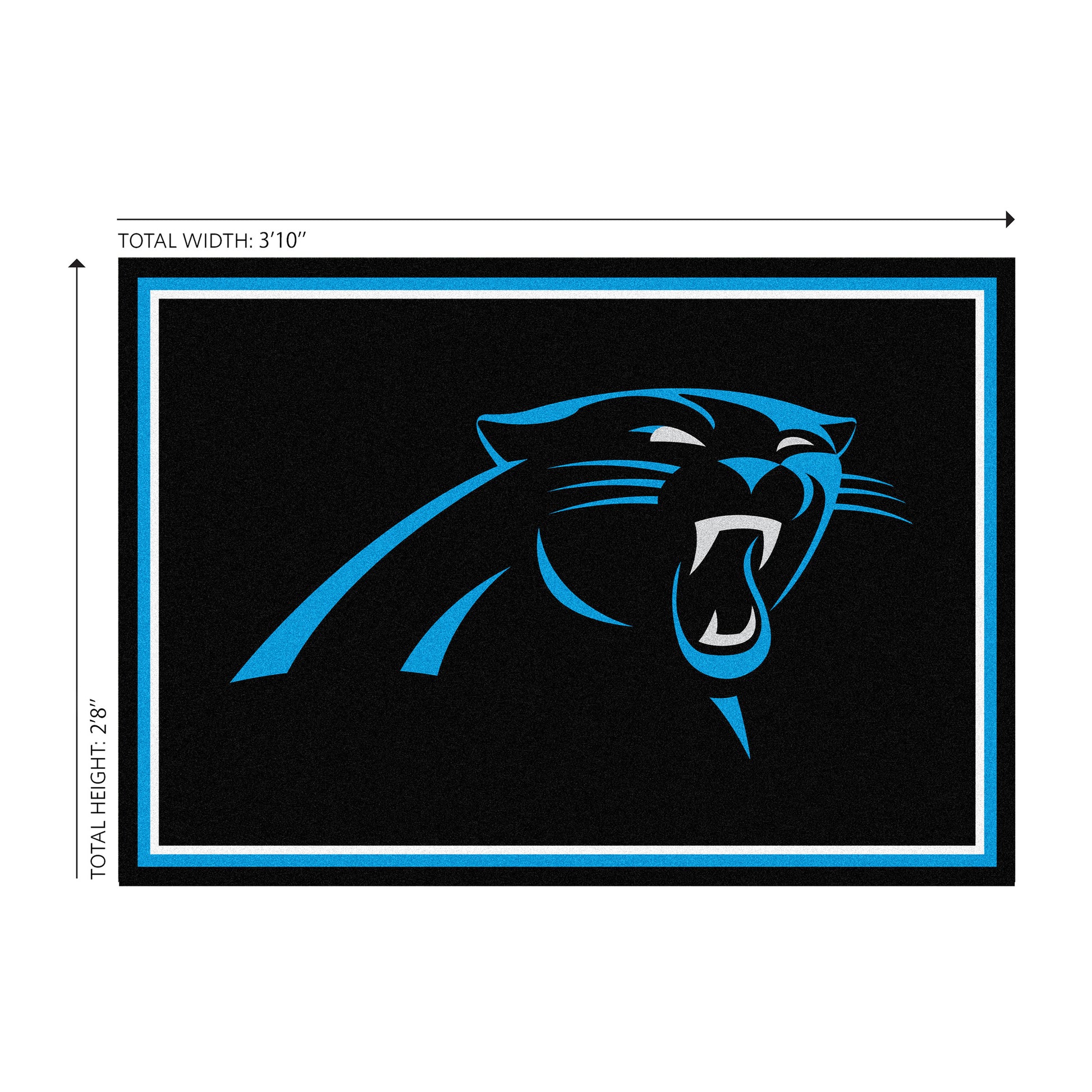 Carolina Panthers Welcome Mat Dimensions