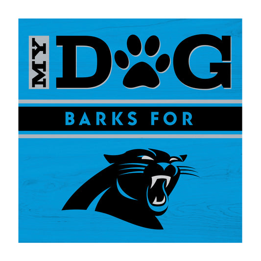 Carolina Panthers dog sign