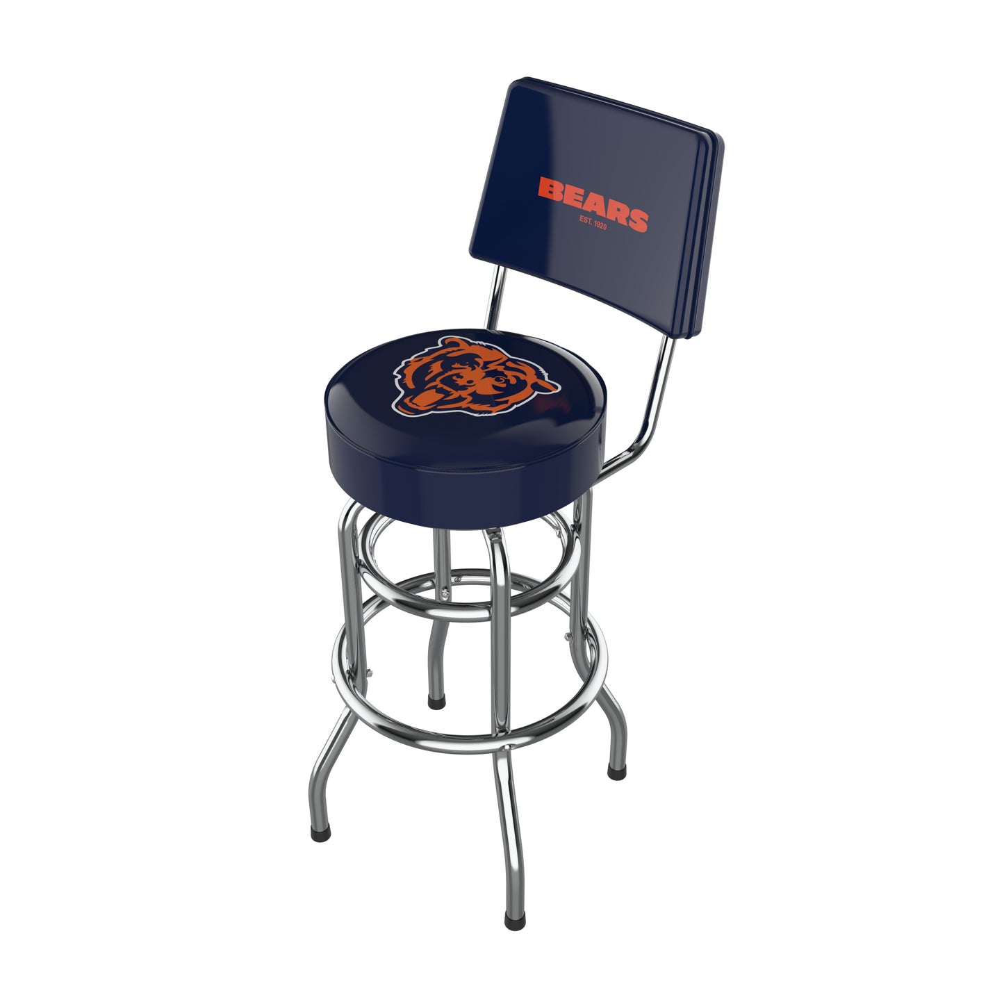 Chicago Bears Chrome Barstool