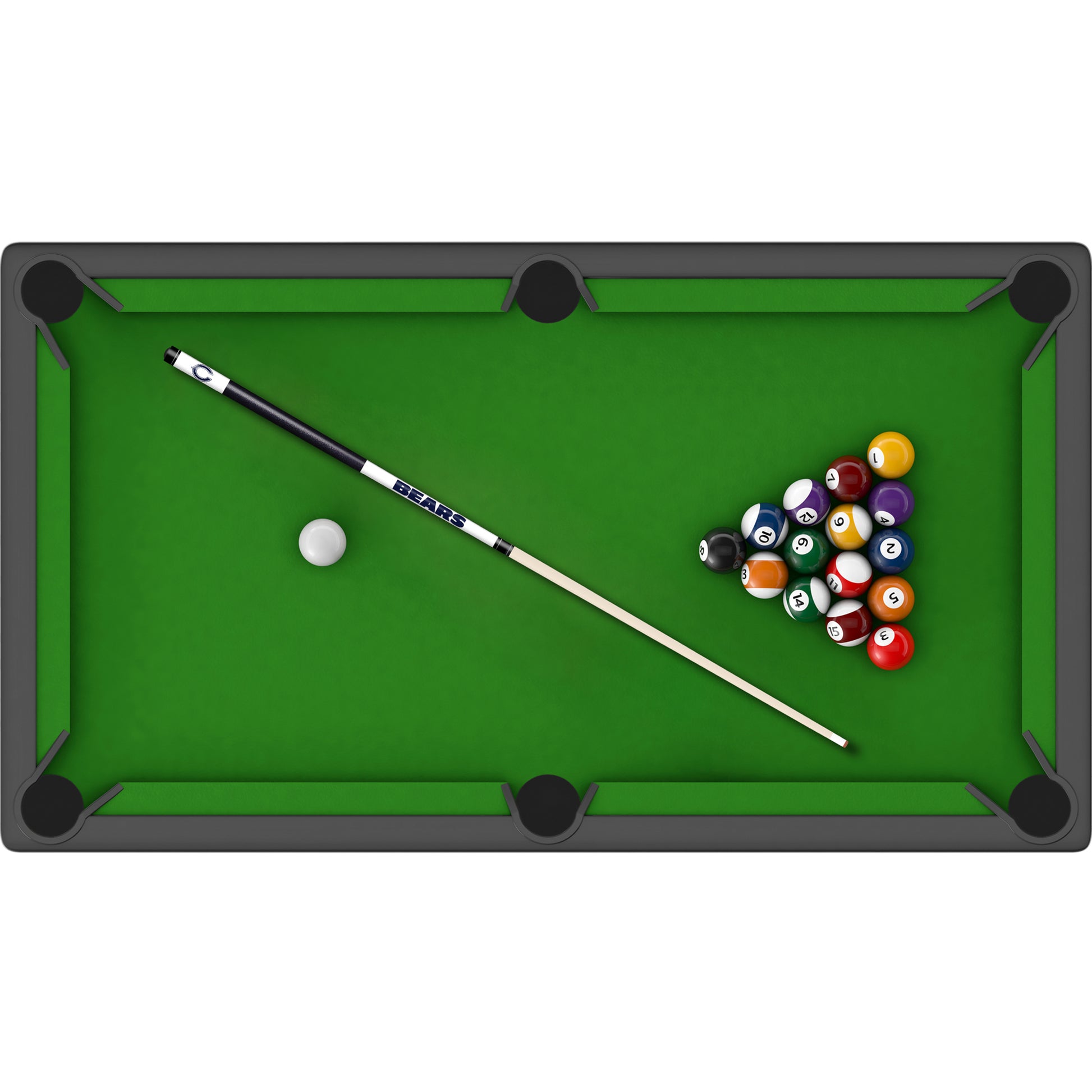 Chicago Bears billiards room