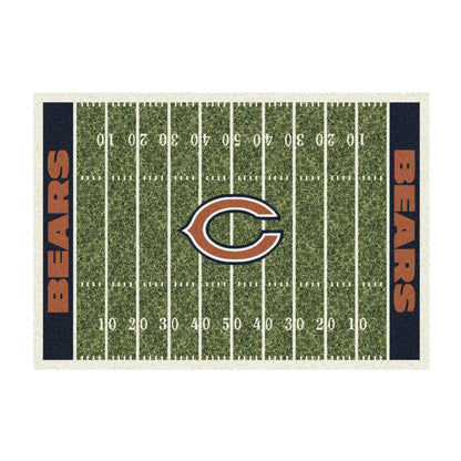 Chicago Bears home field style area rug