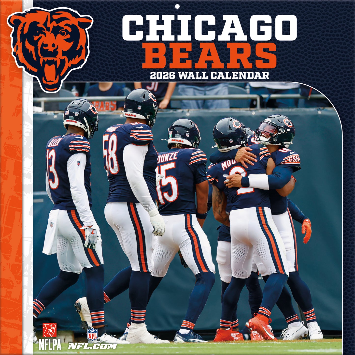 Chicago Bears Team Photos Wall Calendar
