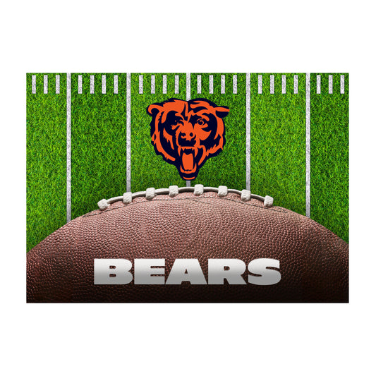 Chicago Bears washable football field rug
