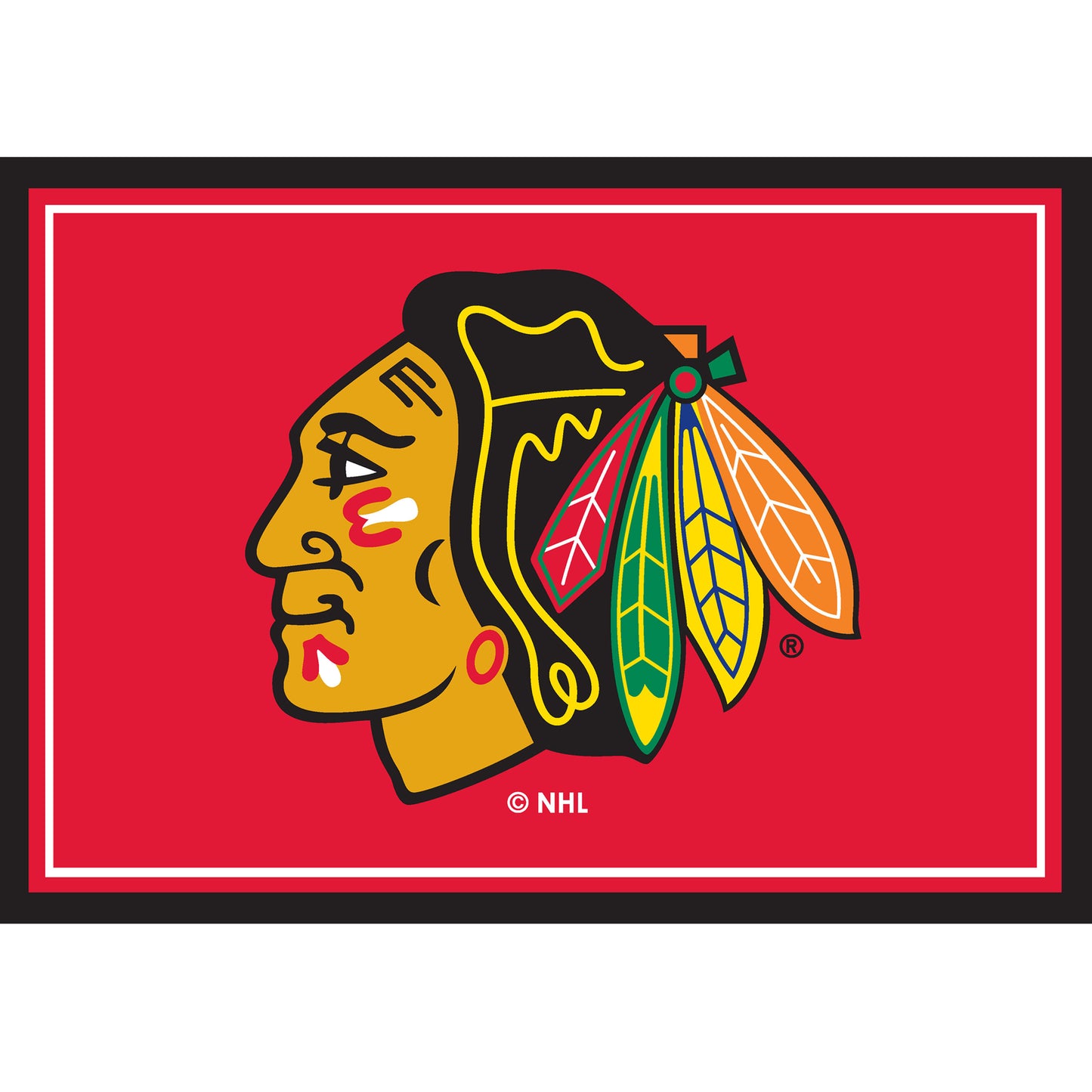 Chicago Blackhawks Entry Mat