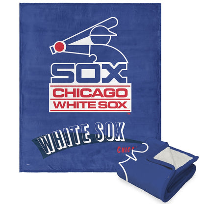 Chicago White Sox throwback sherpa blanket