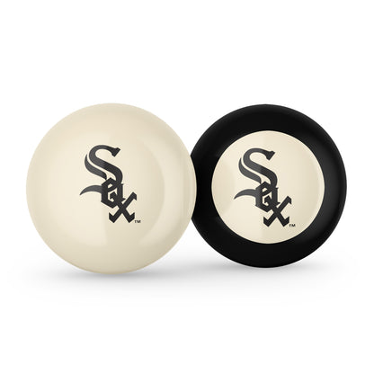Chicago White Sox cue ball and 8 ball