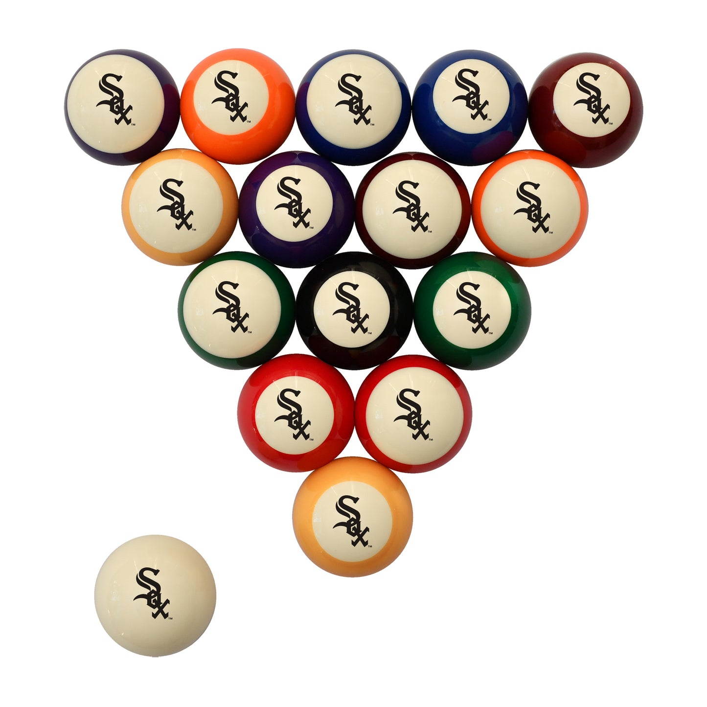 Chicago White Sox logo billiards balls