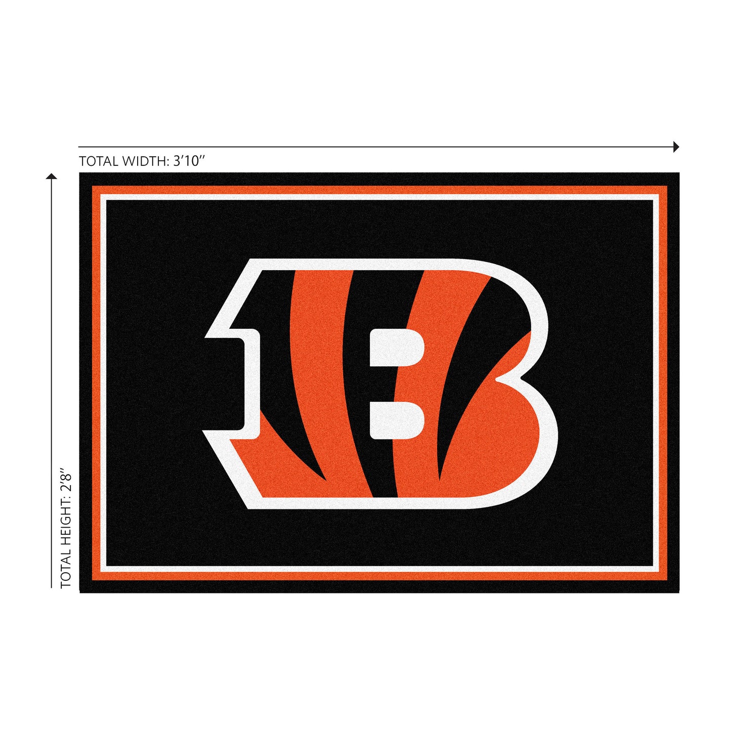 Cincinnati Bengals Welcome Mat Dimensions