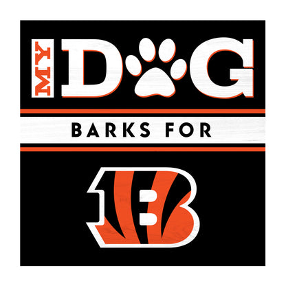 Cincinnati Bengals dog sign