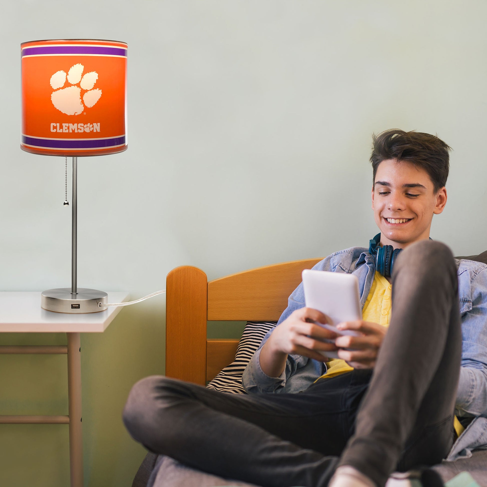 Clemson Tigers reading lamp