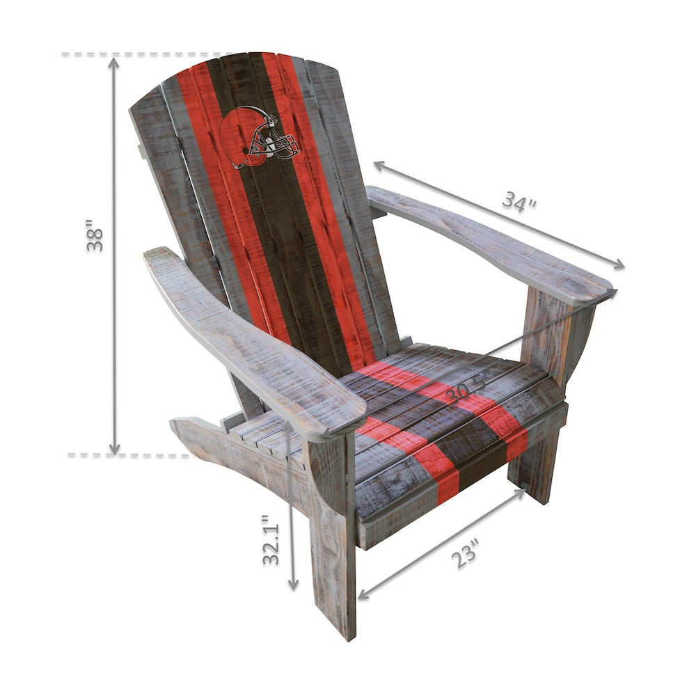 Cleveland Browns Adirondack Chair Dimensions