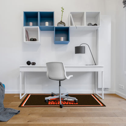 Cleveland Browns small area rug