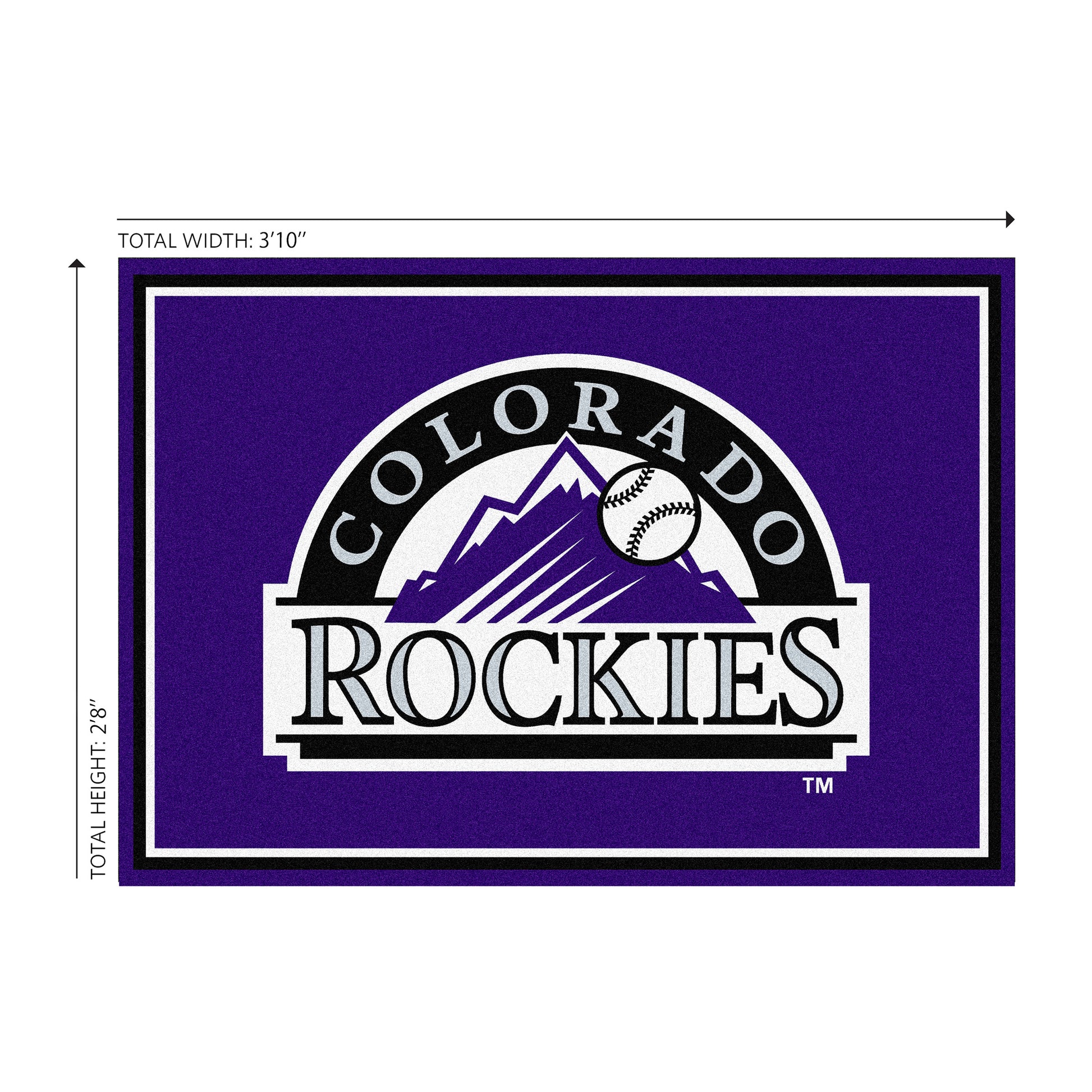 Colorado Rockies Welcome Mat Dimensions