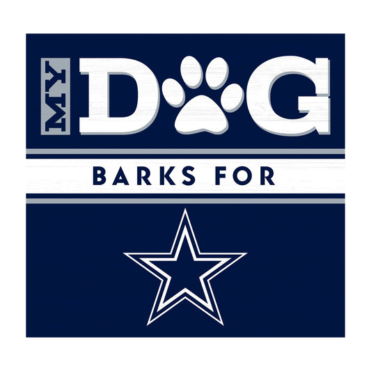 Dallas Cowboys dog sign