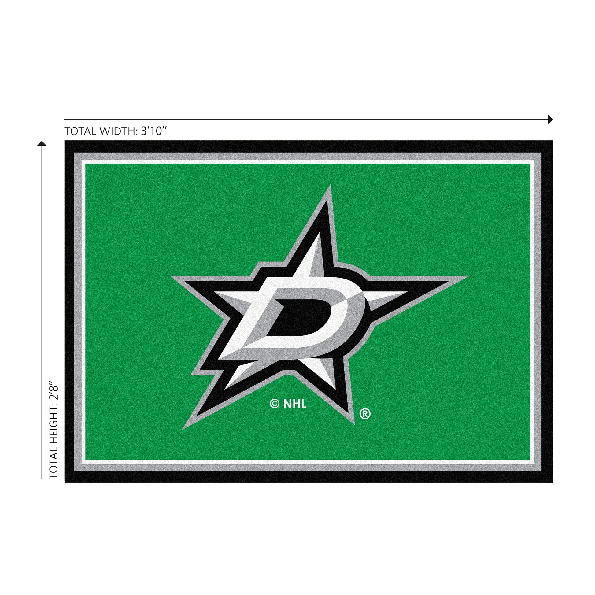 Dallas Stars Welcome Mat Dimensions