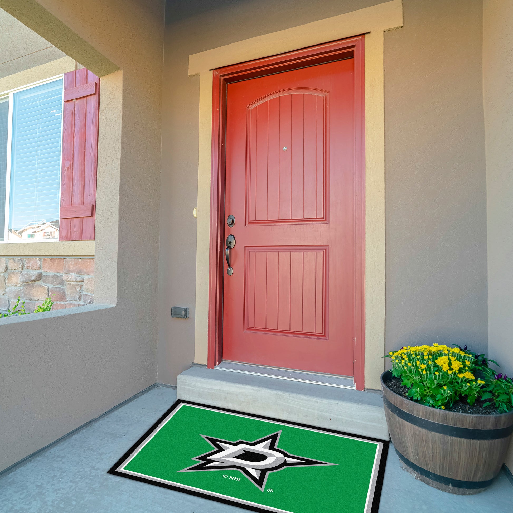 Dallas Stars Front Door Mat